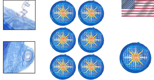 Drawstring Solar Heating Accessories - Efficient Pool Heating Solution - 6 Count