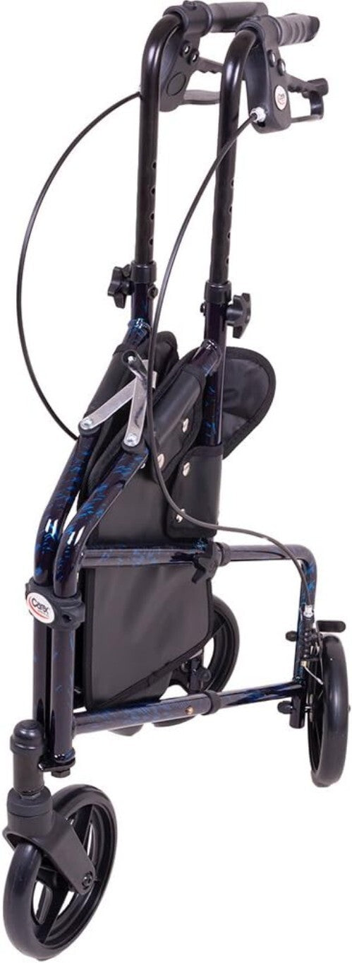 Maneuverable Trio Walker for Seniors - Adjustable Handles and Quick Collapse