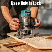 Load image into Gallery viewer, Precision Compact Router Bracket for 65mm Palm Routers - Adjustable Depth