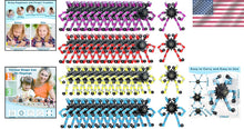 Load image into Gallery viewer, 64 Pack Transformable Sensory Fidget Spinners - Stress Relief Toys for All Ages