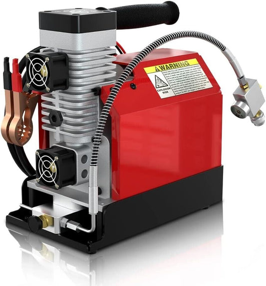 Efficient Portable Air Compressor 4500 PSI with Dual Power & GX Patent Design
