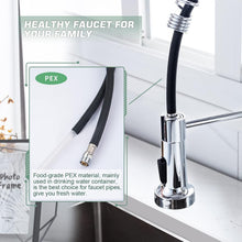 Load image into Gallery viewer, Modern Kitchen Faucet with High Arc Spout &amp; Pull Down Sprayer for Utility Sinks