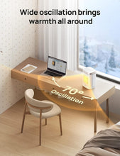 Load image into Gallery viewer, Oscillating Electric Heater with Digital Thermostat - Safe &amp; Portable 1500W