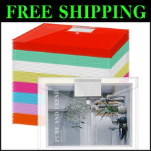 Load image into Gallery viewer, Waterproof 100 A4 Size Clear Envelopes - Versatile Document Storage Solution
