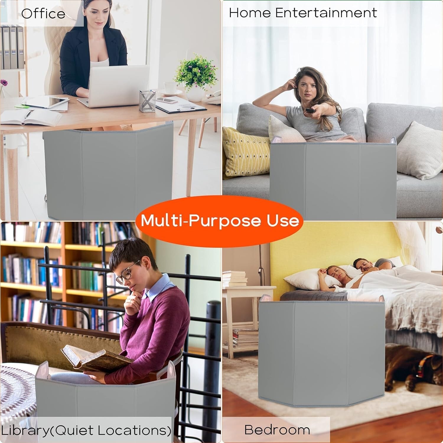 Electric Radiant Space Heater with Timer - Foldable Under Desk Heating Mat