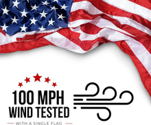 Load image into Gallery viewer, No Rust 20-Foot Telescoping Flagpole Kit - Complete with USA Flags and Hardware
