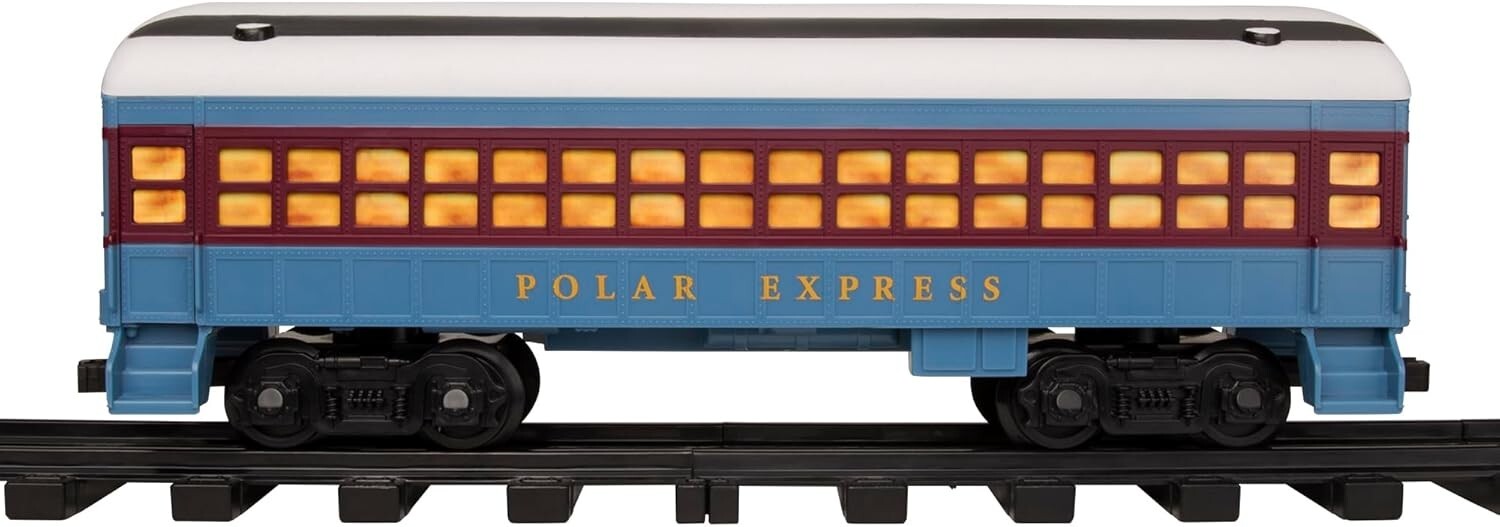 Battery-Operated Polar Express Train Set with Bluetooth and Water Vapor Effects