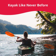 Load image into Gallery viewer, Professional 96” Kayak Paddle - Fiberglass Blades for Sport &amp; Recreational Use