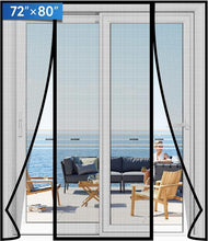Load image into Gallery viewer, Tear-Resistant PET Magnetic Screen Door - Strong Magnet Closure, 72''x80''