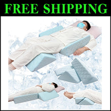 Load image into Gallery viewer, High-Density Foam Wedge Pillow - Perfect for Comfortable Sleep and Recovery