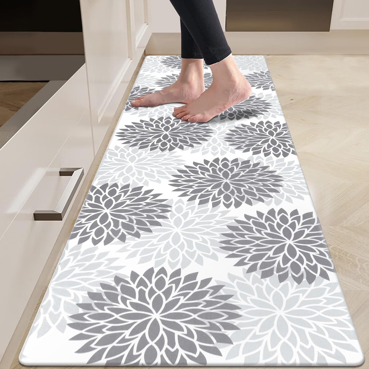 Large 20"x71" Waterproof Kitchen Runner - Cushioned & Slip-Resistant Comfort