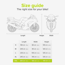 Load image into Gallery viewer, Premium Waterproof Motorcycle Cover - Fits All Models, 550°F Heat Resilience