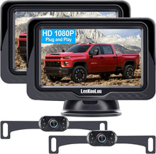 Load image into Gallery viewer, HD 1080P Waterproof Backup Camera Kit - 2-Pack, Easy Install for All Vehicles