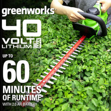 Load image into Gallery viewer, Professional 40V Cordless Hedge Trimmer with Steel Blades - Easy Maneuverability