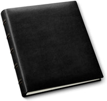 Load image into Gallery viewer, Handcrafted Leather Photo Album 4x6 - 60 Page 3-Ring Binder in Acadia Black