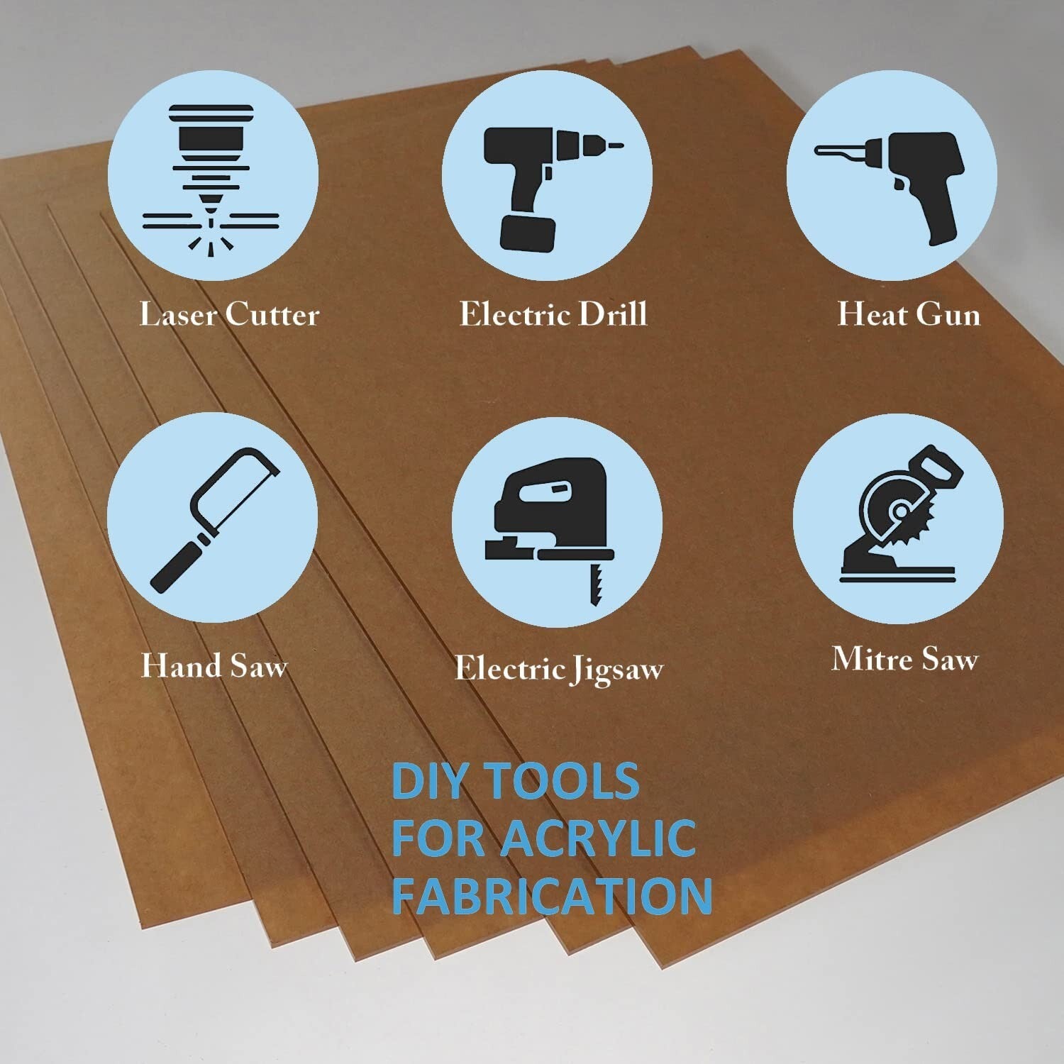 Clear Plastic Sheets 20” x 24” 3mm Thickness for Versatile Display Projects