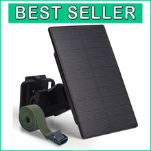 Load image into Gallery viewer, Versatile Solar Panel for Trail Cameras - 5200mAh &amp; Dual Connector Options