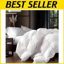 Load image into Gallery viewer, Luxurious 108" x 98" Oversized King Goose Down Comforter - 100% Egyptian Cotton