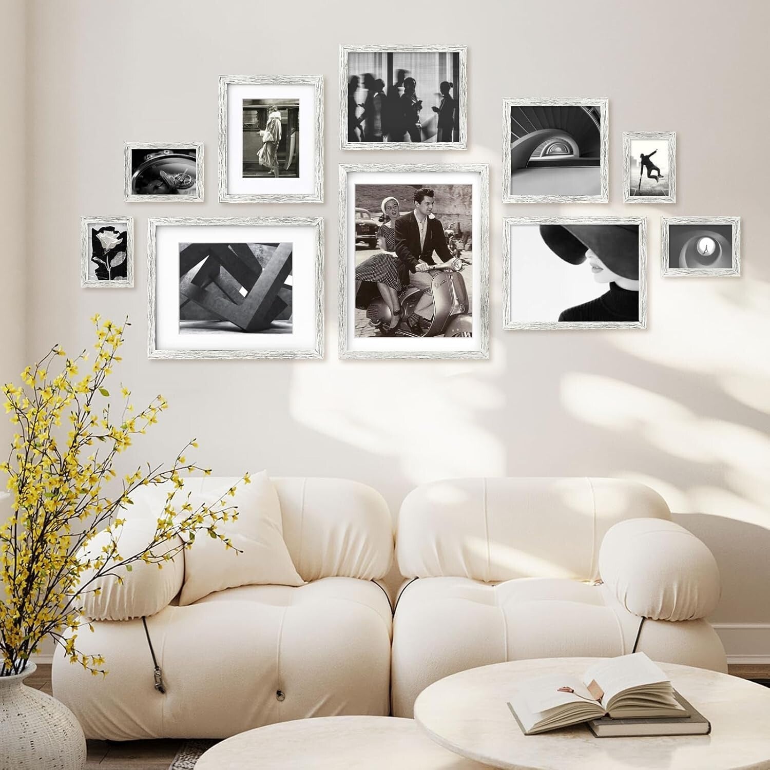 Elegant Solid Wood Frames with Easy Mounting - Perfect Gift for All Occasions