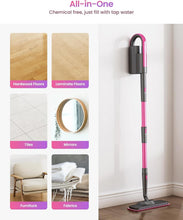 Load image into Gallery viewer, Versatile Dual-Rod Steam Mop with Handheld Steamer &amp; Multi-Purpose Accessories