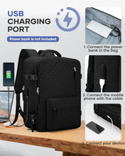 Load image into Gallery viewer, Versatile Travel Backpack with Vacuum Compression &amp; USB Charging for Adults