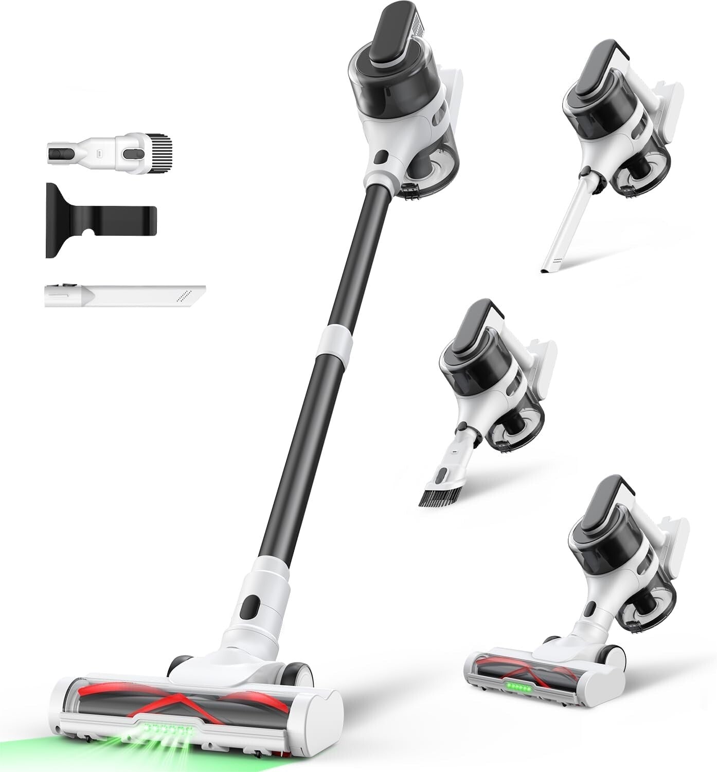 Ultimate 9-in-1 Lightweight Cordless Vacuum - Ideal for Carpets & Pet Hair