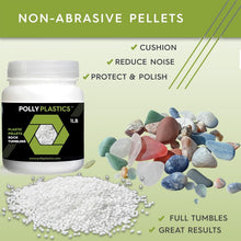 Load image into Gallery viewer, Complete Rock Tumbling Media Grit Kit with Premium Filler Pellets - USA Made