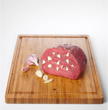 Load image into Gallery viewer, Rectangular Bamboo Cutting Board with Juice Rim - 45 x 30 cm for Kitchen Prep