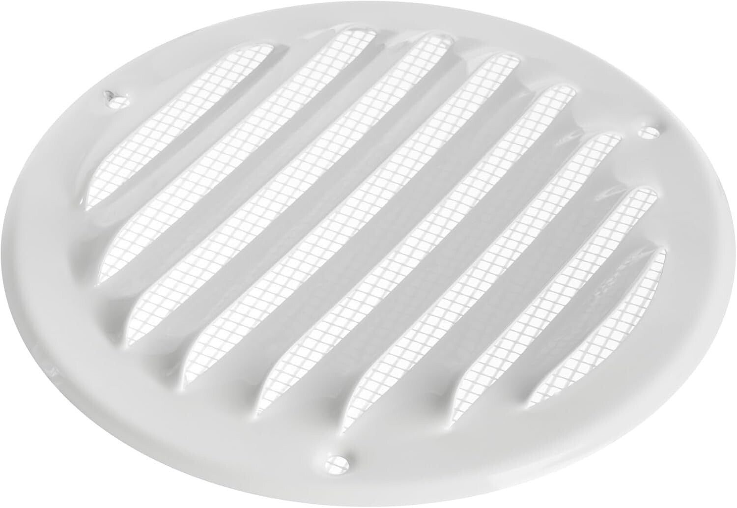 5-Pack 4" Metal Vent Covers with Built-In Screen Mesh for Easy Installation