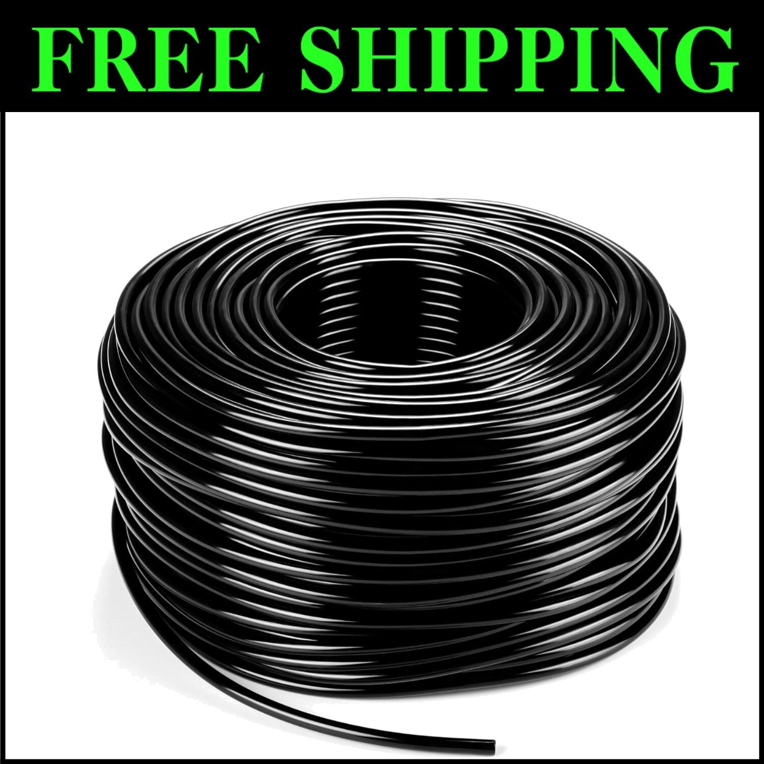 Space-Saving 1/4 Inch Drip Irrigation Tubing - Ideal for Efficient Watering