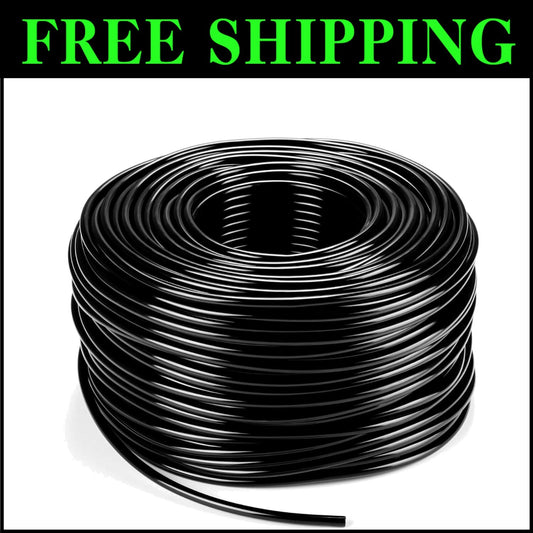 Space-Saving 1/4 Inch Drip Irrigation Tubing - Ideal for Efficient Watering