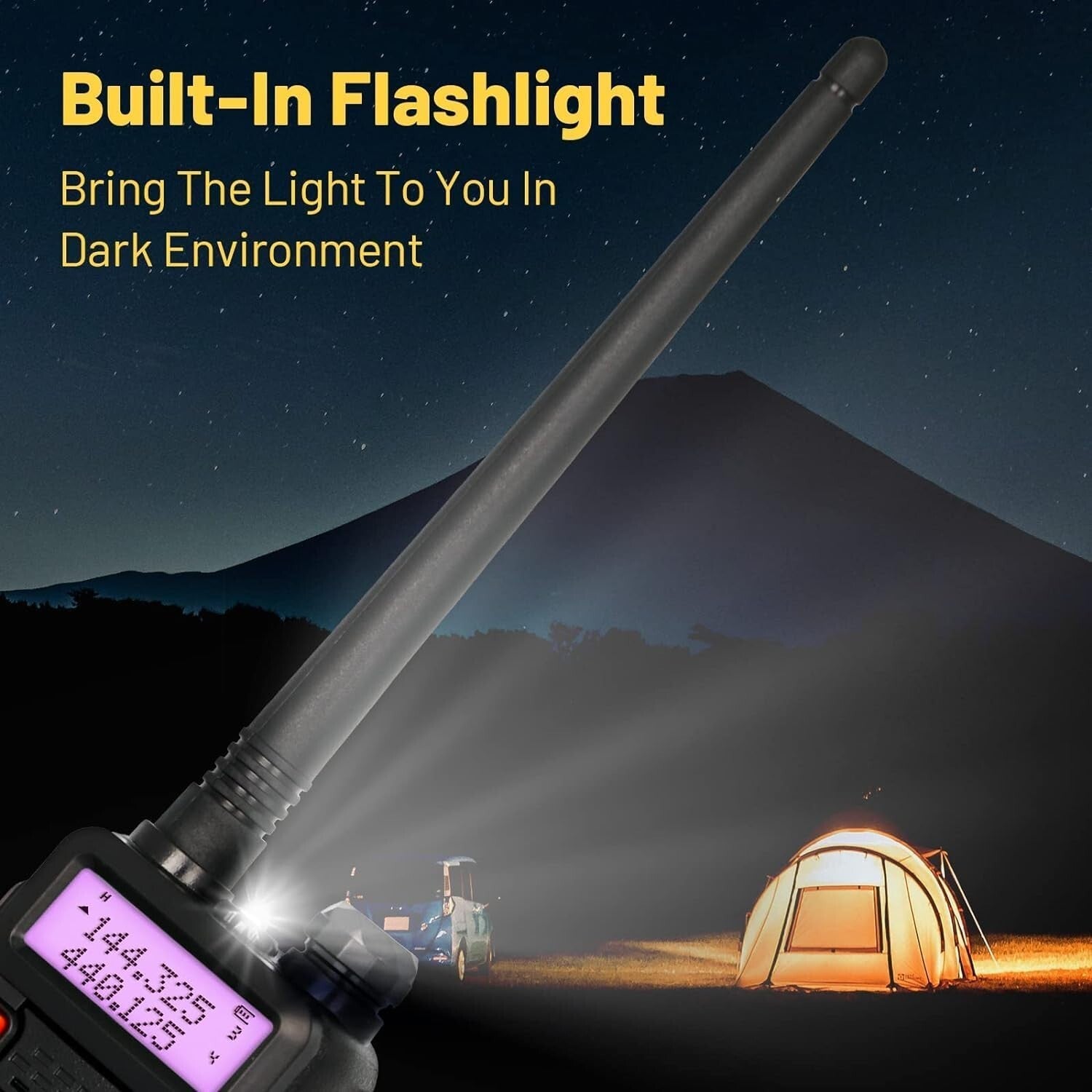 Beginner-Friendly UV-5R Ham Radio 2 Pack - USB Charging and Flashlight Included