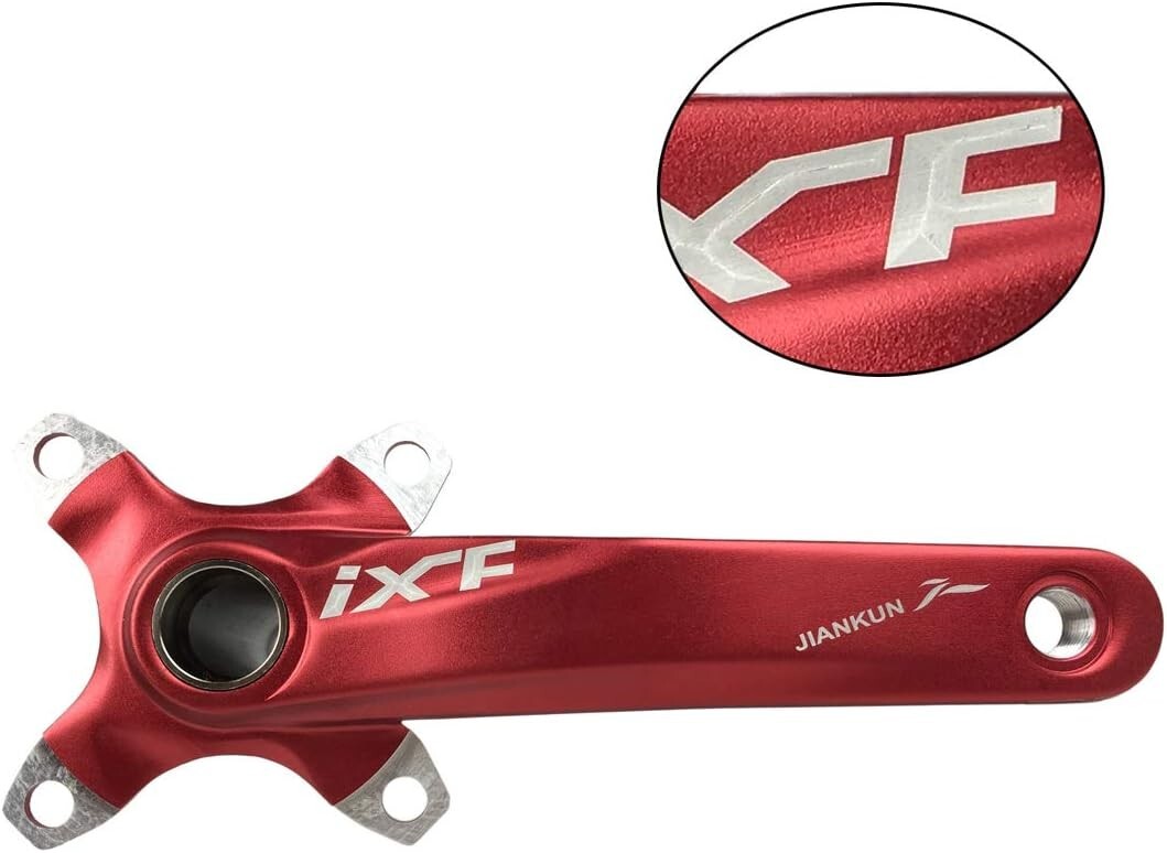 Aluminum Alloy 170mm Crank Set for Mountain & Road Bikes - Incl. Bolts & Bracket