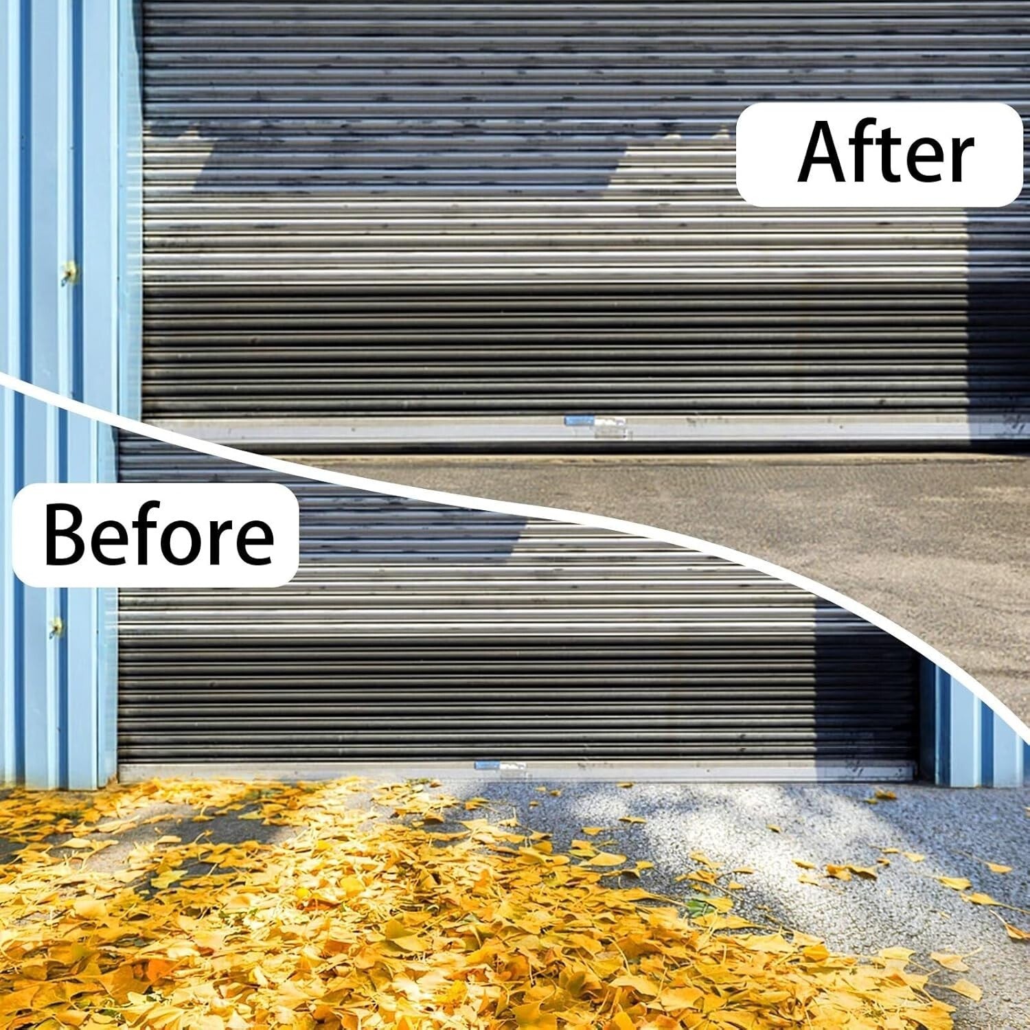 Adjustable Universal Garage Door Weatherproofing KIt - Rubber & Aluminum Parts