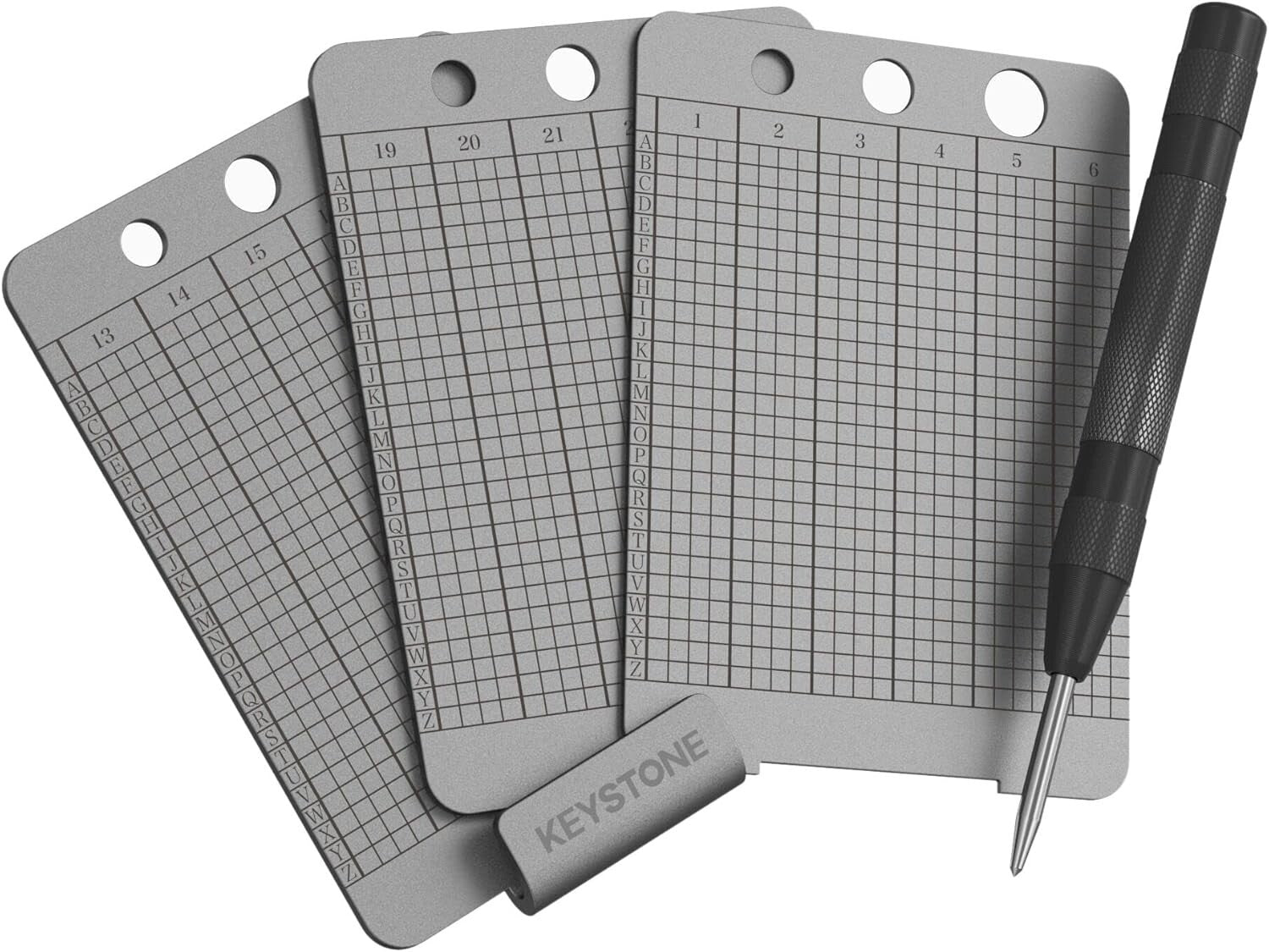 Fireproof Crypto Capsule Wallet for 24-Word Bitcoin Key Backup - Portable Design