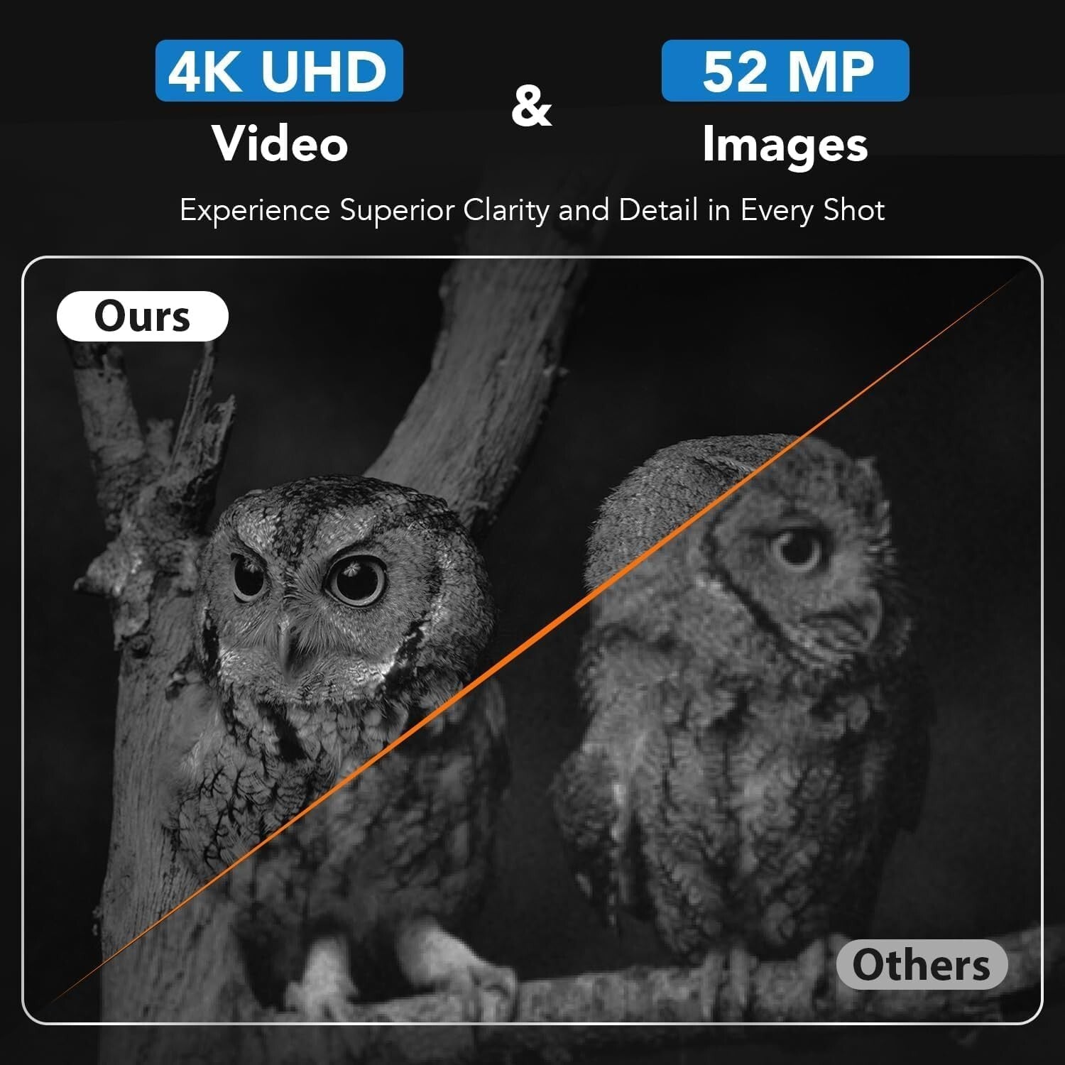 4K UHD Night Vision Goggles - 10X Zoom with App Control for Hunting & Security