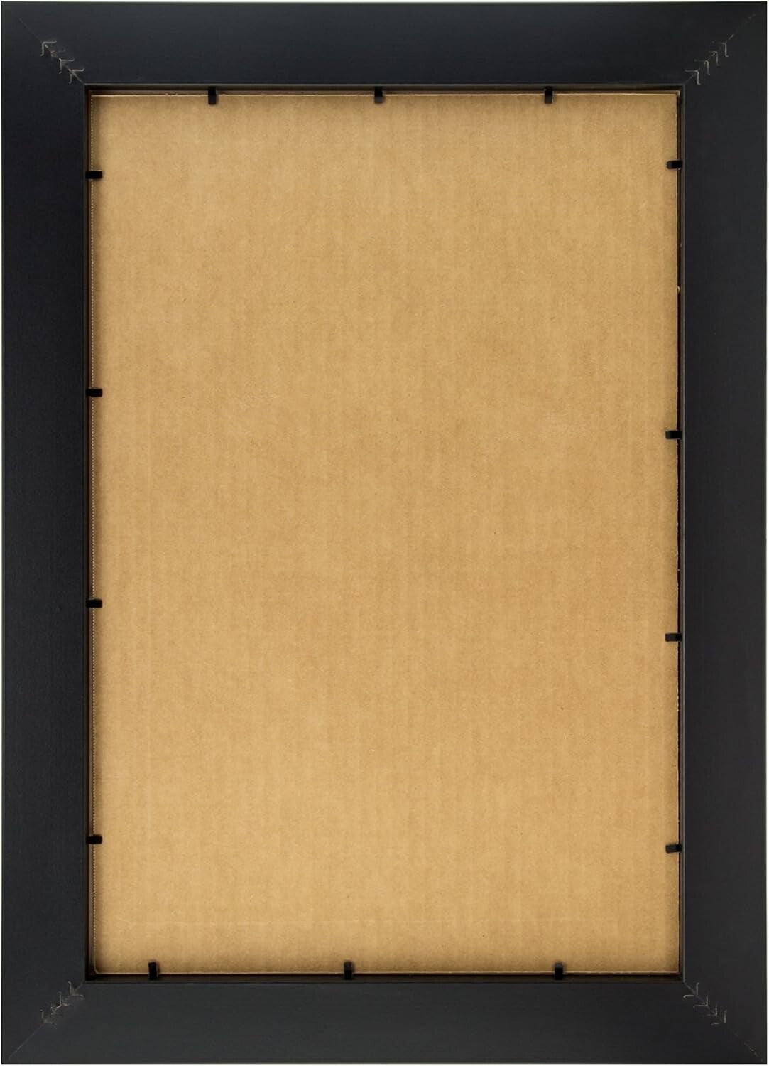 Elegant Black Wood 12x18 Photo Frame with 2-Opening Mat for Cherished Memories