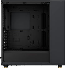 Load image into Gallery viewer, Stylish North Charcoal Black Tempered Glass Case - Customizable &amp; Efficient