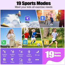 Load image into Gallery viewer, IP68 Waterproof Kids Watch with 19 Sports Modes &amp; Activity Tracking Features