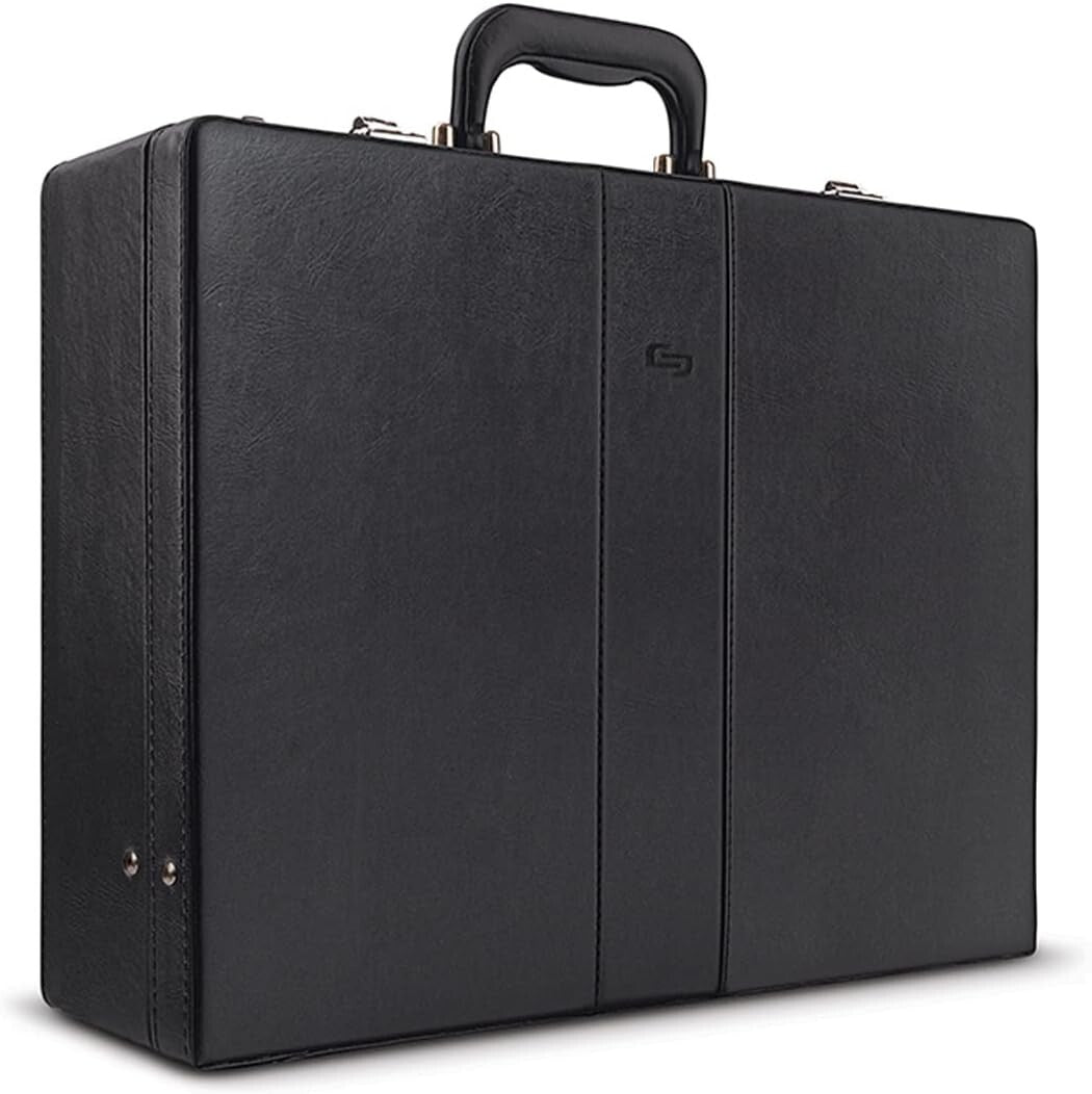 Grand Central Attache Briefcase - Sleek Locking Business Case for Professionals