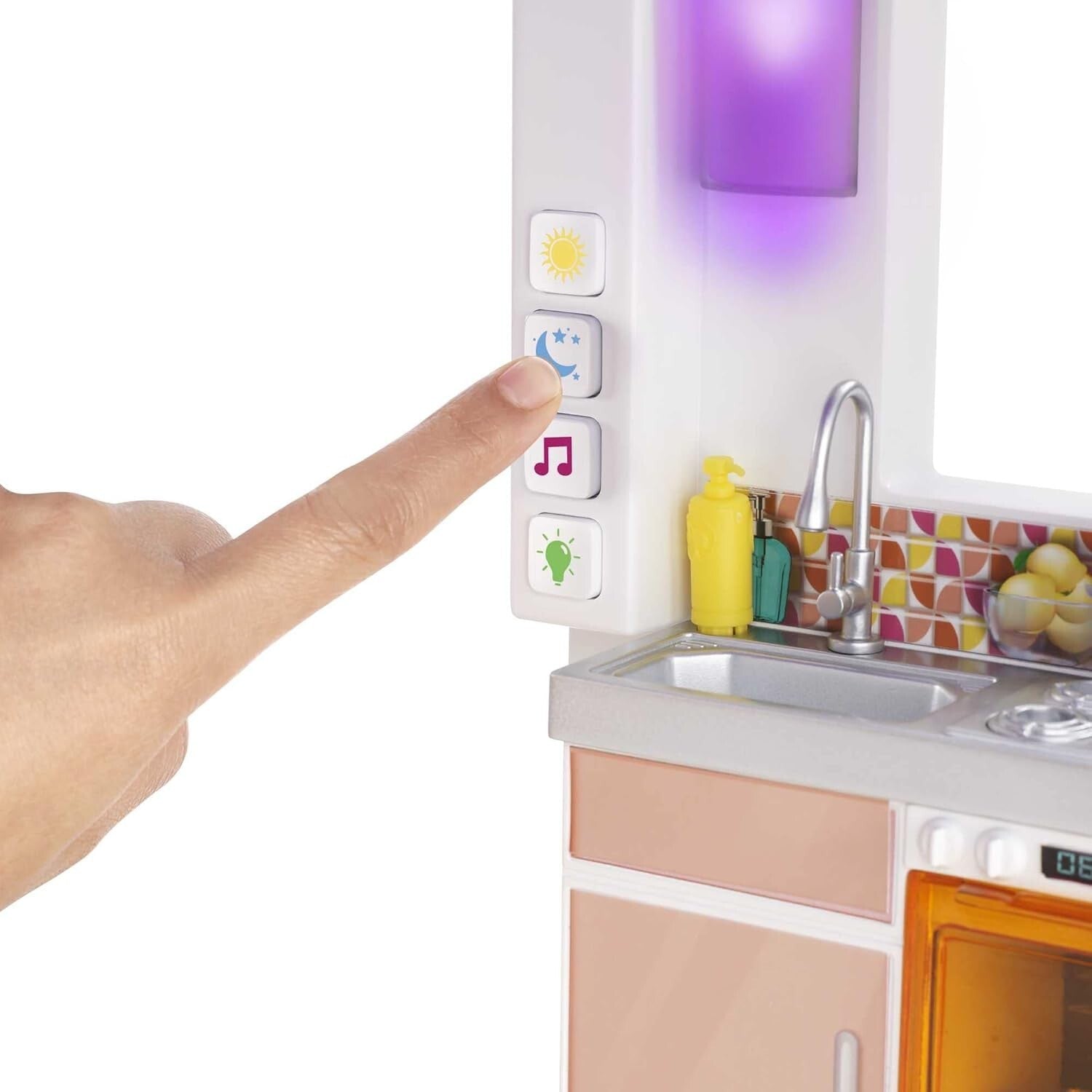 Customizable Dollhouse Playset - 43" DreamHouse with Lights and Elevator Access