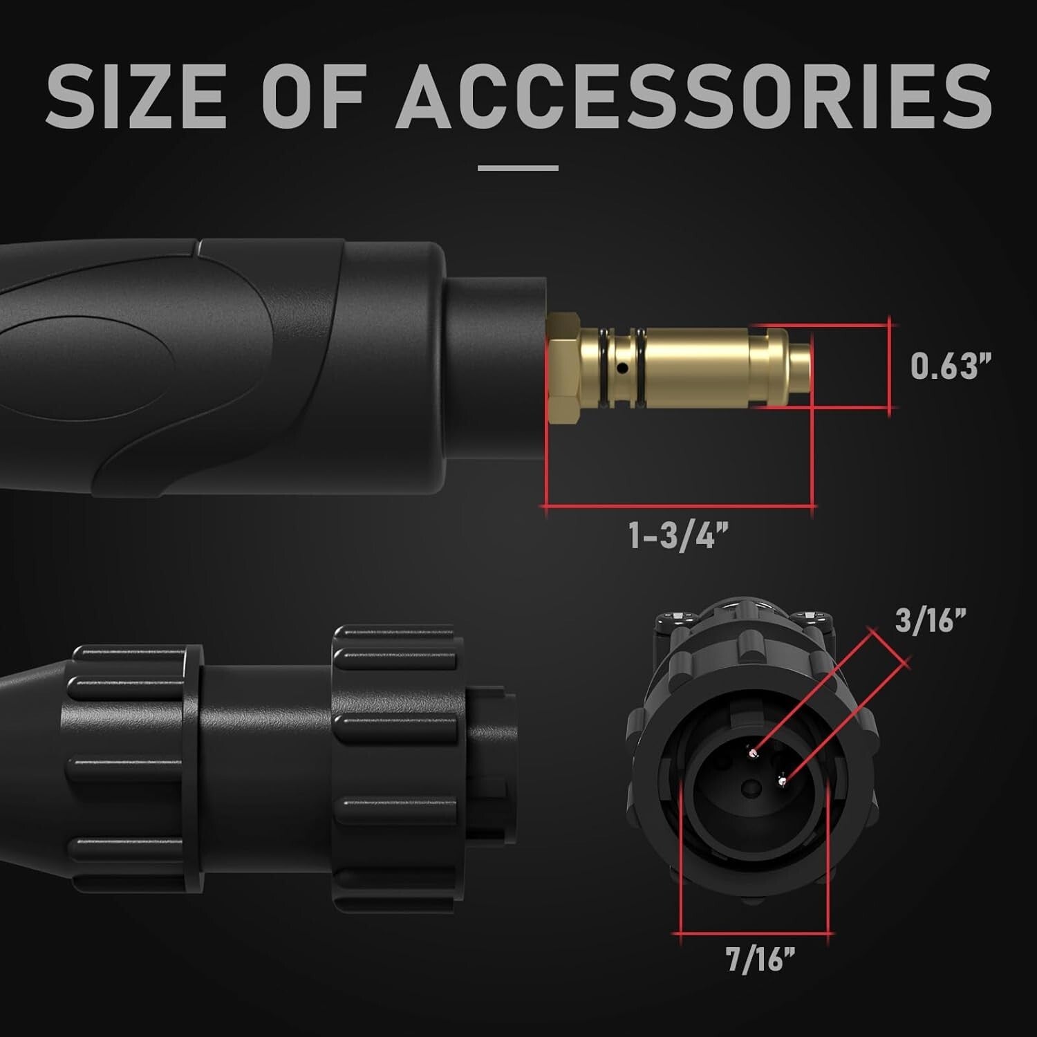 15ft Copper MIG Welding Torch Replacement - Lincoln Magnum 200 & 250 Compatible