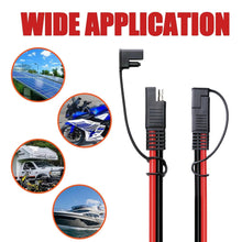 Load image into Gallery viewer, Durable 25FT SAE Plug-and-Play Extension Cable - Ideal for Solar &amp; Automotive