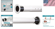 Load image into Gallery viewer, Versatile Tension Curtain Rod - Adjustable 82.7-102.4”, Strong Hold, No Drilling