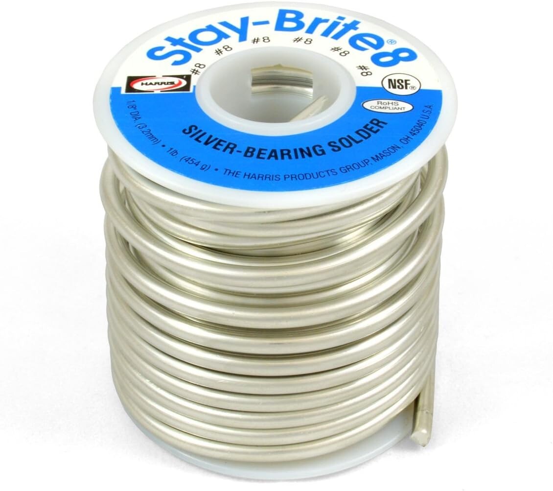DIY and Professional Solder Kit SB861 – Stay-Brite Silver with Flux Included