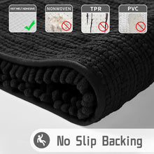 Load image into Gallery viewer, Luxury Chenille Bathroom Runner Rug 60.2 x 24 - Soft, Non-Slip, and Absorbent