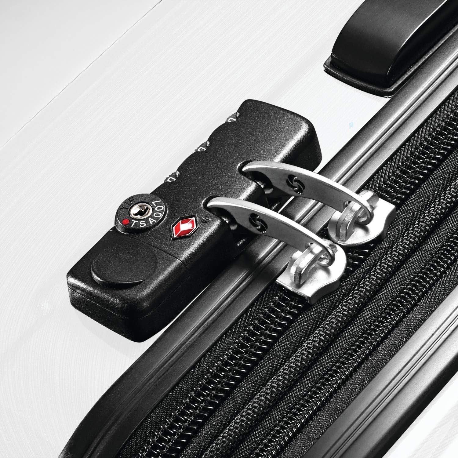 28-Inch Polycarbonate Spinner Luggage with TSA Locks & Stylish Brushed Pattern