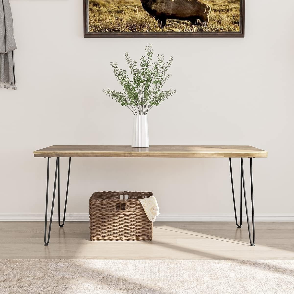 Versatile 20 Inch Hairpin Furniture Legs - Heavy Duty for Table & Bench Making