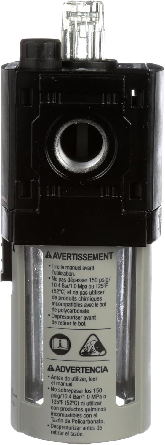 Compact ARO ARO Air Line Lubricator with Polycarbonate Bowl – Ideal for Industry
