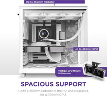 Load image into Gallery viewer, Premium Mid-Tower Case with 3 x 120mm Fans - Enhanced Airflow &amp; Cable Management